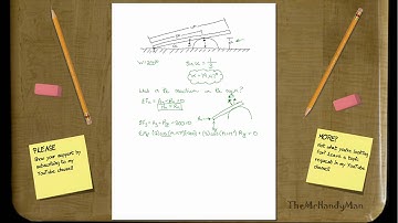 Vector Statics - Equilibrium Examples 4