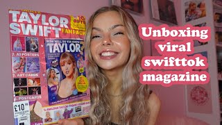 New SwiftTok Viral Taylor Swift Magazine Unboxing