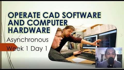 Tech Drafting 10 AutoCAD Quarter 1 Day 1 Asynchronous