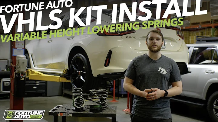 Honda Civic Type R (FL5) - Fortune Auto Variable Height Lowering Springs (VHLS) Install #fortuneauto