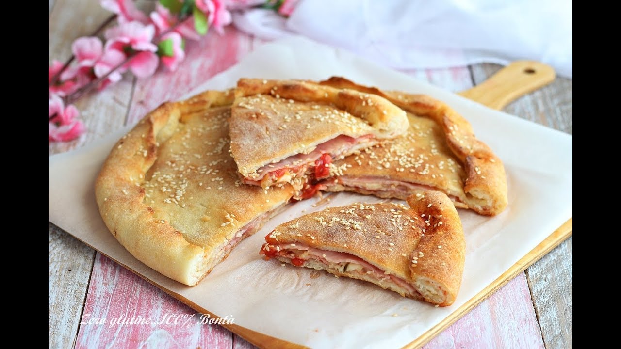 Pizza ripiena senza glutine