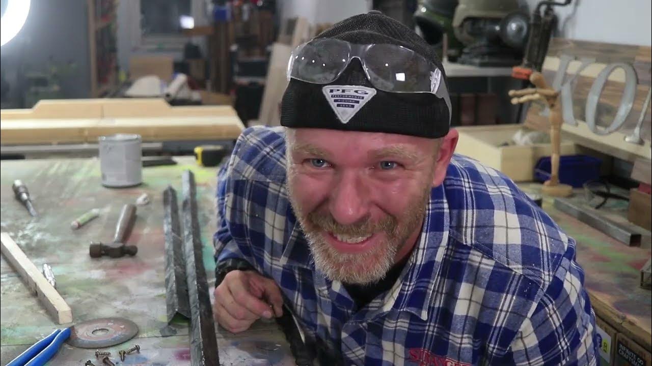 How to Make a Distressed Metal Art Frame for Canvas Painting DIY YouTube