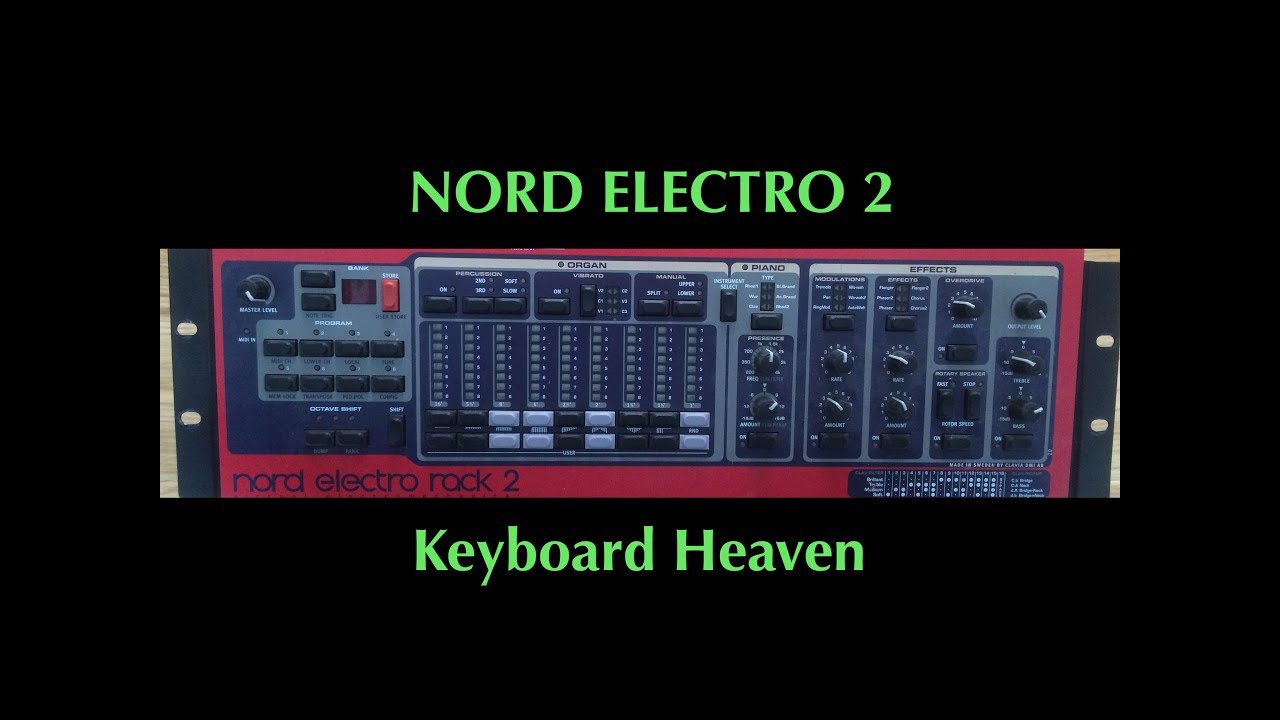 The Nord Electro - a boon for keyboard players