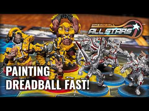 DreadBall All Stars! How To Paint The New Miniatures Fast | Mantic Games