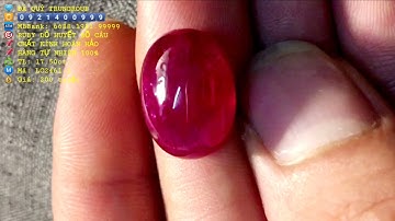 Ruby đỏ huyết chất kính hàng tự nhiên Lục Yên [ LC2461-1 ] giá 200 triệu - 0921400999