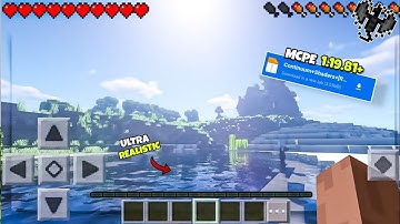 [ Ultra ] Realistic Shaders For Mcpe 1.19.80/1.20 || Rtx Shaders For Minecraft Pe 1.19 ||