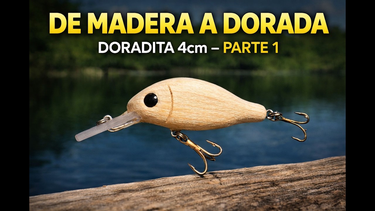 LURIX-ART Doraditas 4 cm: De la foto del pez real al señuelo funcional que pesca.