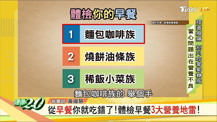 從早餐你就吃錯了！體檢早餐3大營養地雷！ 健康2.0 - 天天要聞