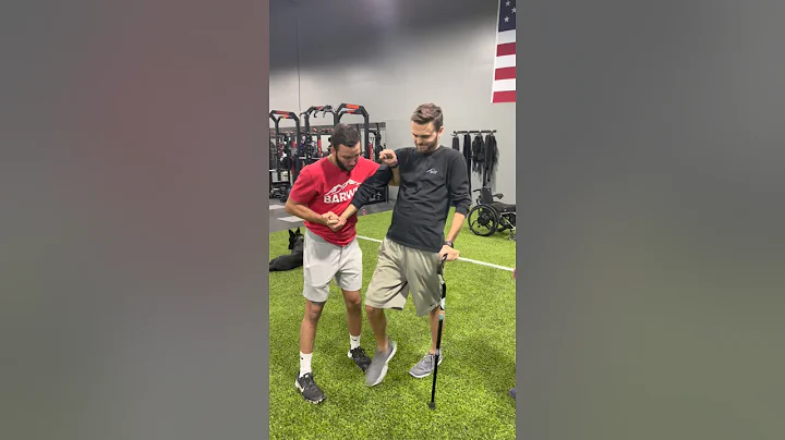 Sean Mahoney Walking with a Single-point Cane for ...