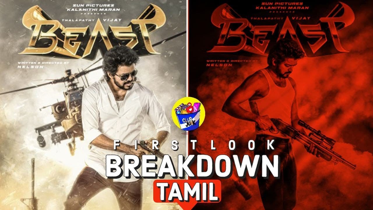 Thalapathy 65 -Beast poster breakdown | Thalapathy Digital Art |Club junk