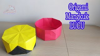 Origami Mangkuk | How To Make Origami Bowl