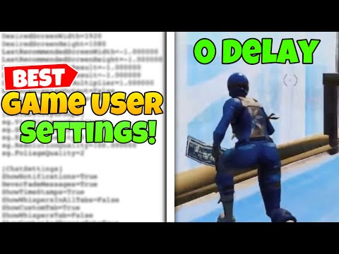 BEST Fortnite Game User Settings in Season 3 (FPS BOOST + Reduce Input Delay)