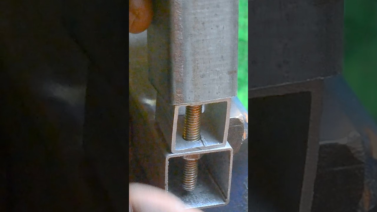 Metal Tube Joint Using Bolt & Nut 