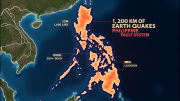 The Philippine Fault System: 1,200 Kilometers of Earthquakes Running Through the Entire Country