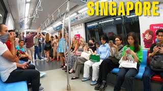 MY FIRST TIME ON A SINGAPORE TRAIN | BEST EXPERIENCE