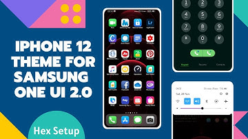 iPhone 12 Theme For Samsung One UI | Day / Night Theme