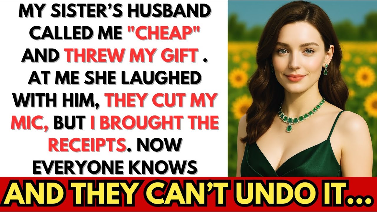 My Sister’s Husband Called Me CHEAP, Threw My Gift—So I Gave Them a Birthday TWIST They Won’t Forget