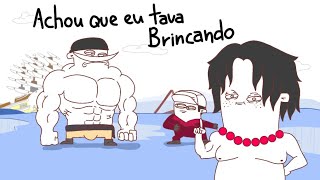BARBA BRANCA VS AKAINU- ONE PIECE(animação)