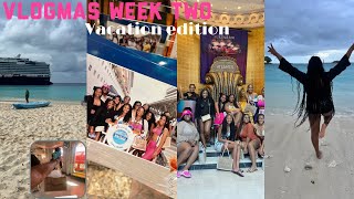 Vlogmas Week 2 : Travel with me | Cruise , Bahams, Beach and more!