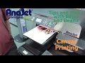 Canvas Printing Tutorial ( T-Shirt Direct To Garment "DTG" AnaJet Printing )