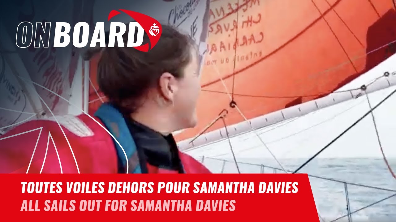 ⁣Toutes voiles dehors pour Samantha Davies | Vendée Globe 2024