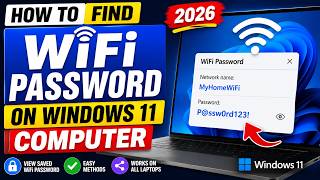 How to Find WiFi Password on Windows 11 Computer (2026) | View & Show Saved WiFi Password screenshot 5