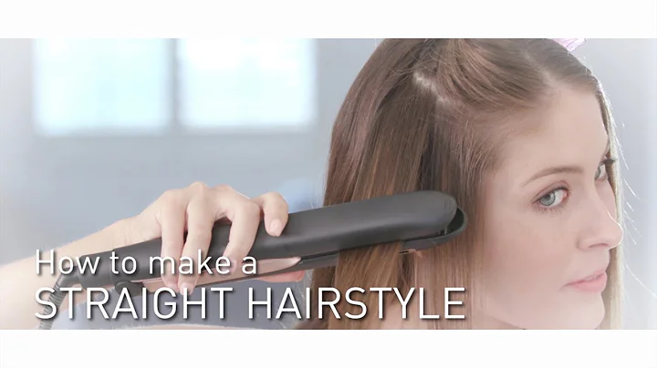How to use Panasonic's EH-HS99 hair straightener | STRAIGHT HAIRSTYLE