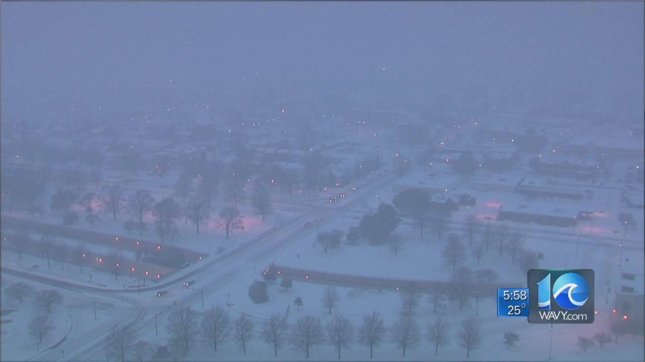 Team coverage of snow and road conditions Tuesday evening - YouTube