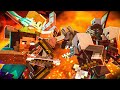 The ultimate pillager defense  alex and steve minecraft animation