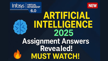 Infosys Springboard Internship 6.0 (2025) | Complete AI Assignment Answers 🔥 Must Watch!