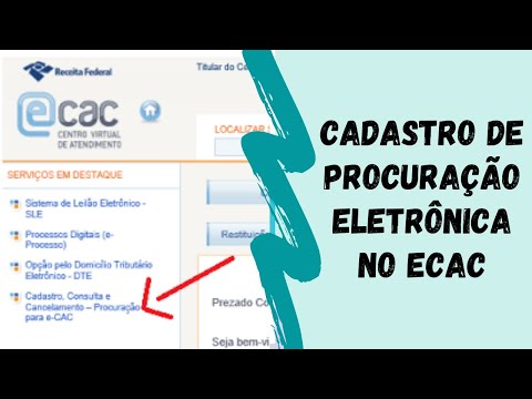 Como cadastrar procuração eletrônica pelo eCAC (com certificado digital)?