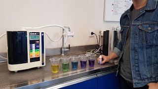 Testing pH of Kangen Water Machine directly