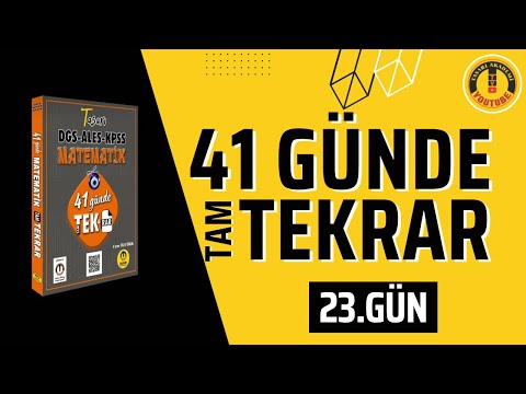 41 GÜNDE TAM TEK.RAR - 23. GÜN (KÜMELER)