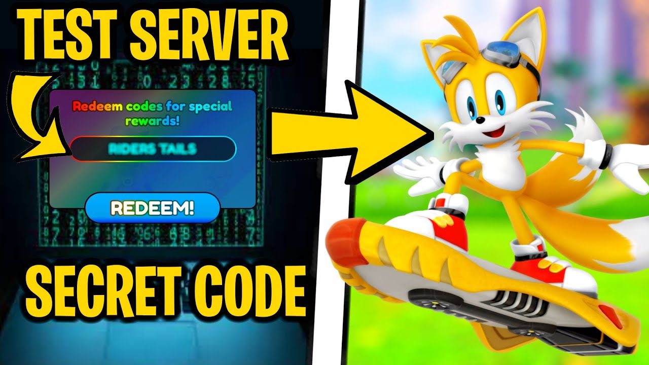 SPECIAL CODE THAT GIVES RIDERS TAILS IN SONIC SPEED SIMULATOR!? - Roblox 