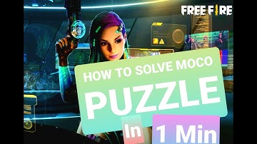 HOW TO SOLVE MOCO PUZZLE //MOCO  REBIRTH PUZZLE //FREEFIRE