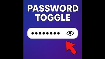Show/Hide Password Toggle 👁️ | Clean UI | HTML CSS JS #coding #html #css #javascript