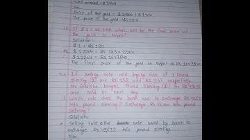 class 10!! math book !! Currency and exchange rate !! full chapter solution!!