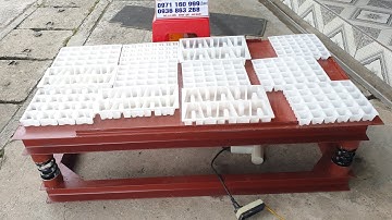 Bàn dung tự chế đúc con kê bê tông tư vấn mở xưởng thành công