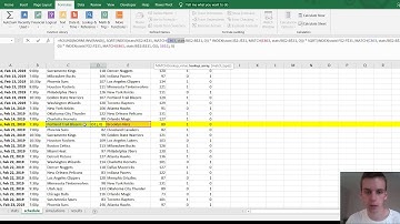 Simulating Sports Seasons in Excel