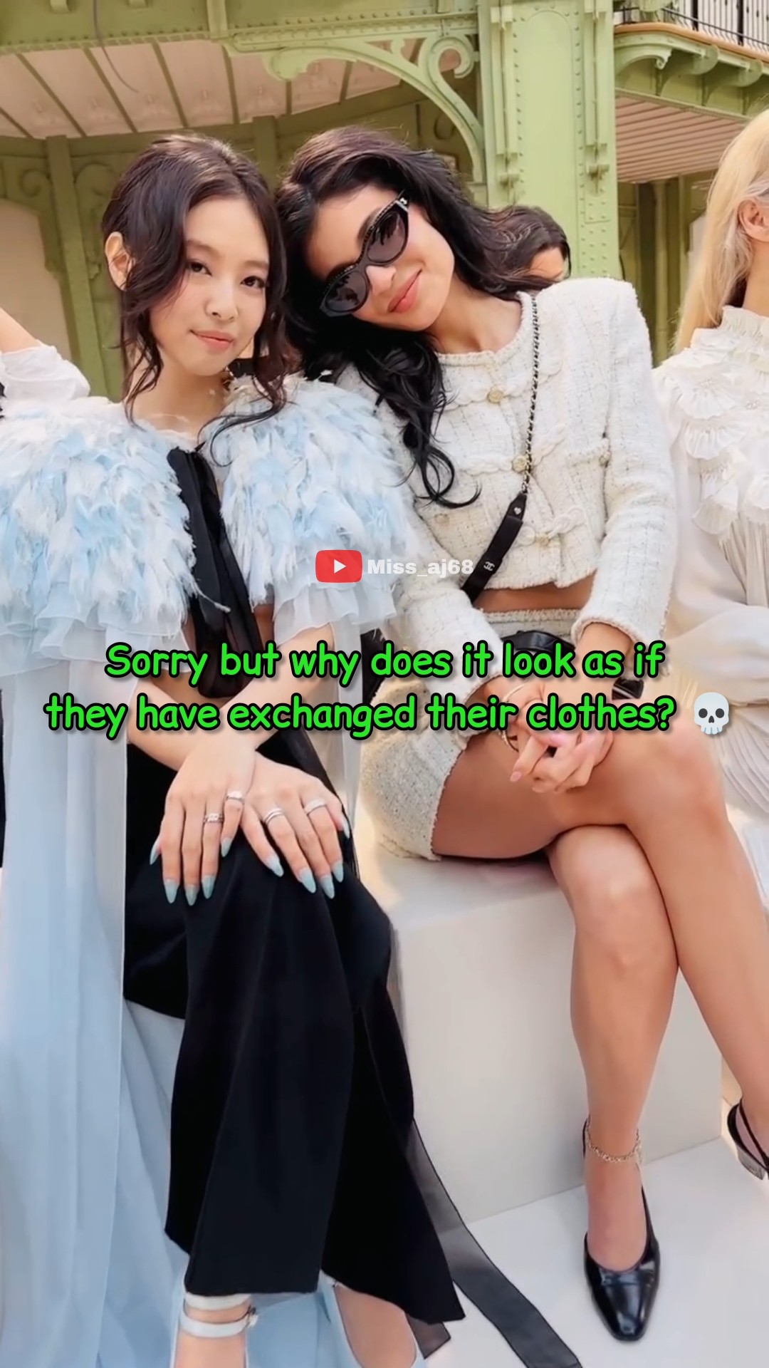 Jennie \u0026 Kylie exchanged dresses ?? #jennie #funny #fypviralシ #ytshorts #kpop @jennierubyjane