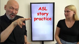 Going to School (ASL practice) (Lesson 13) (ASL University) (Lifeprint.com) (Dr. Bill)
