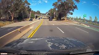 Dashcam San Diego Highway 8 15 Mission Gorge Mission Valley to City Heights August 2023