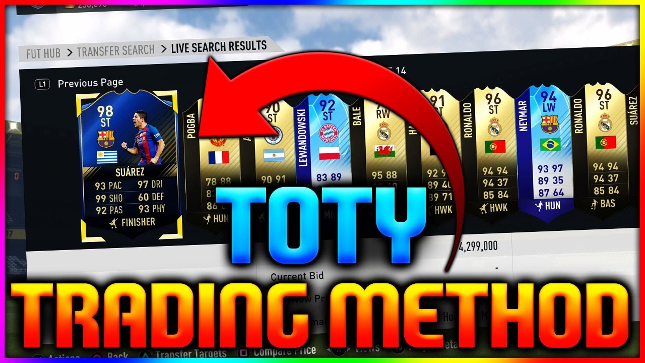 FIFA 17 | THIS TOTY TRADING METHOD CAN MAKE THOUSANDS... (FIFA 17 TEAM OF THE YEAR TRADING METHODS)
