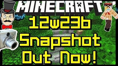 Minecraft 12w23b SNAPSHOT Out Now !