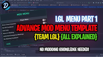 LGL Mod Menu Tutorial Pt:1 Using Android Studio (Team LGL){Beginners Tutorial} Mod Menu PT:- 1