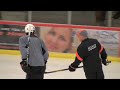 New Head Coach Bruce Boudreau at Ducks Practice