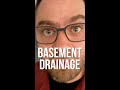 Reel Remodeling: Basement Drainage Detail (#shorts)