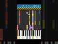 (audio credits by @raxdflipnote) when I hit by wall (synthesia and midi voyager) #shorts