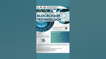 Block Chain Technology | NED University #diploma #trending #education #university #shorts #shortfeed