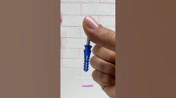 HangDone Ribbed Blue Plastic Drywall Anchor #shorts #viral #drywallanchors #anchor #linalidiy